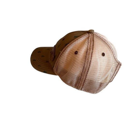 Rhinelander Brewery Legacy Adjustable Mesh Trucker Hat With Green Brim & Tree Pr - Picture 2 of 5